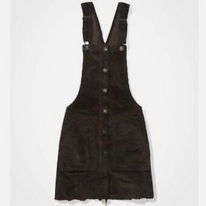 Corduroy Overall Dress